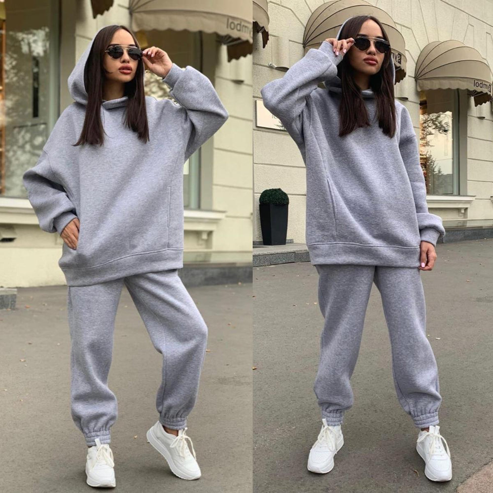 Heidi-Mode | Zweiteiliges Sport Hoodie Sweatpants Set