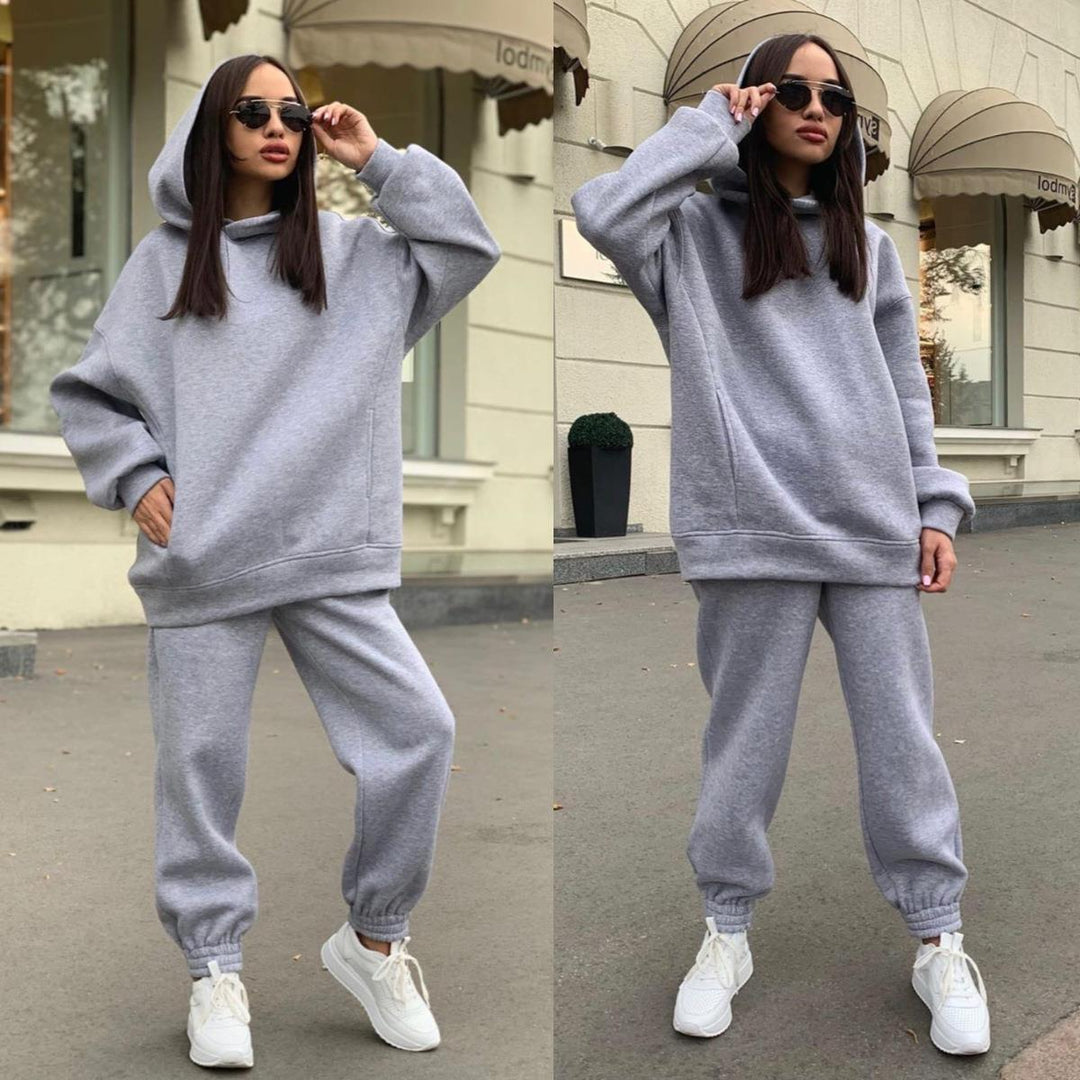 Heidi-Mode | Zweiteiliges Sport Hoodie Sweatpants Set