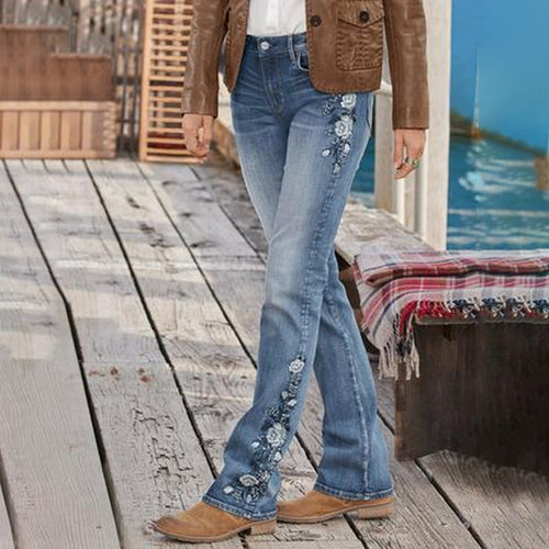 Elegante Jeans mit hoher Taille