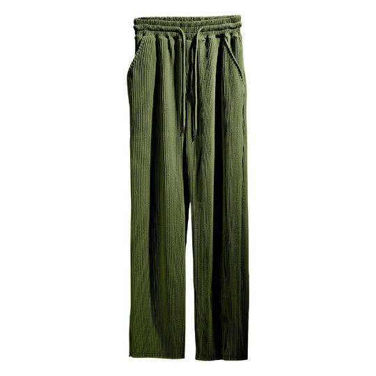 Damen elegante Relaxed Fit Hose mit Gummi-Taille Heidi-Mode