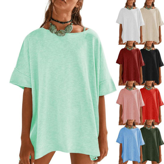 Damen Oversized Relaxed Fit T-Shirt Heidi-Mode
