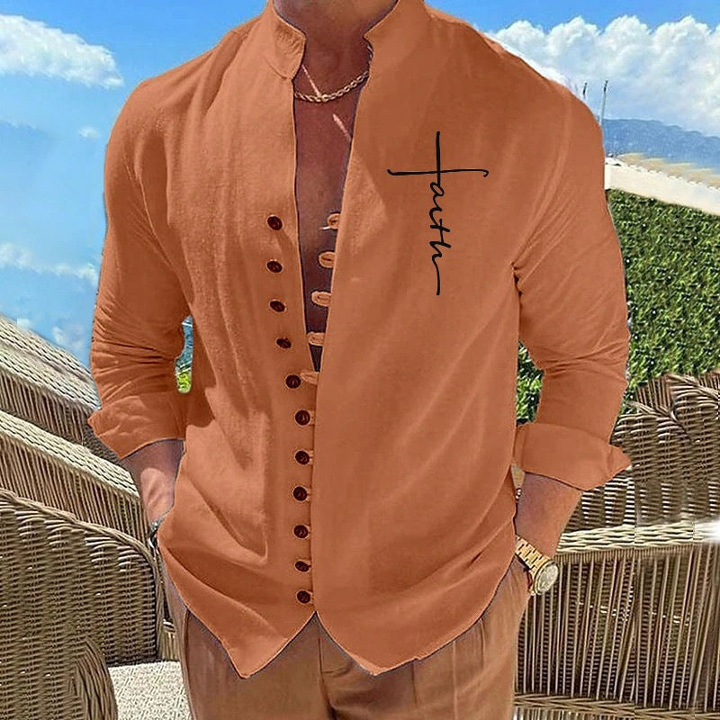 Herren luftige Hemdbluse Heidi-Mode