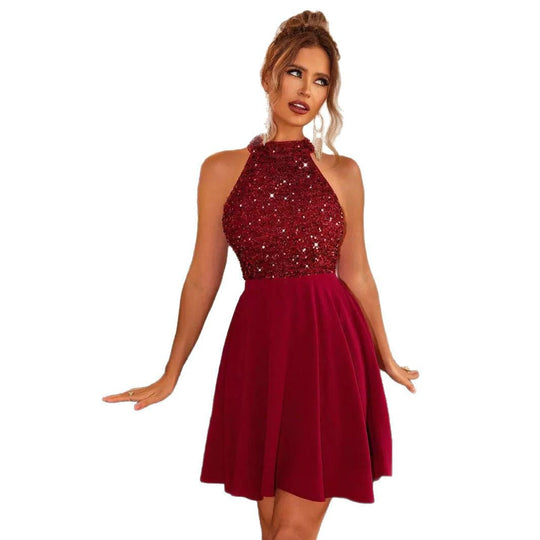 Heidi-Mode | Sinnliche Slim Fit Halter Mini Kleid