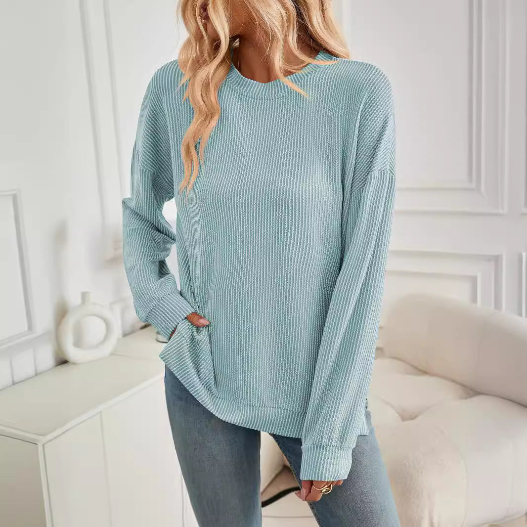 Damen lässiger Strickpullover Heidi-Mode