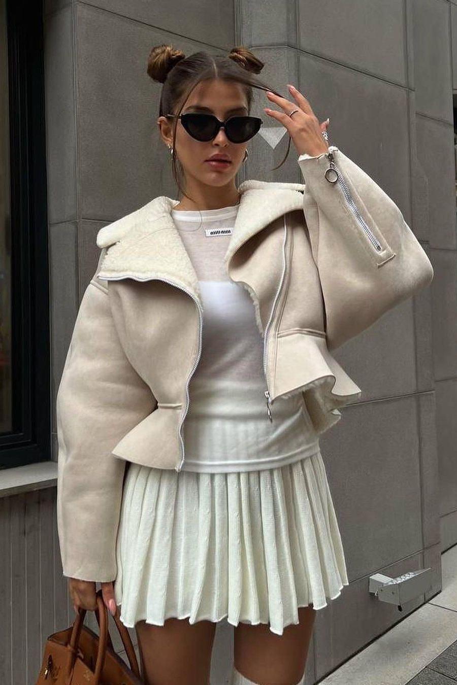 Heidi-Mode | Breite Ärmel Kurze Jacke