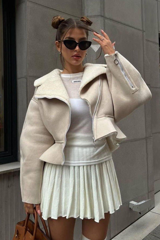 Heidi-Mode | Breite Ärmel Kurze Jacke