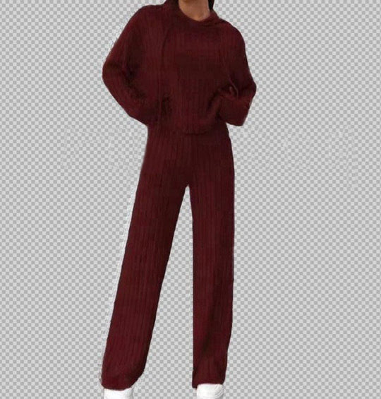 Damen lässiger Strickanzug Heidi-Mode