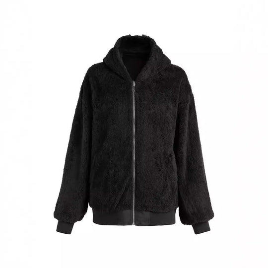 Damen Kuschelige Fleece-Jacke Heidi-Mode