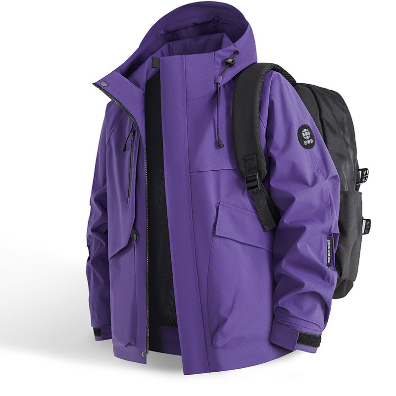 Herren technische Outdoor-Jacke mit innovativem Taschenkonzept und atmungsaktiven Materialien Heidi-Mode