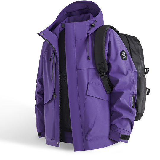 Herren technische Outdoor-Jacke mit innovativem Taschenkonzept und atmungsaktiven Materialien Heidi-Mode