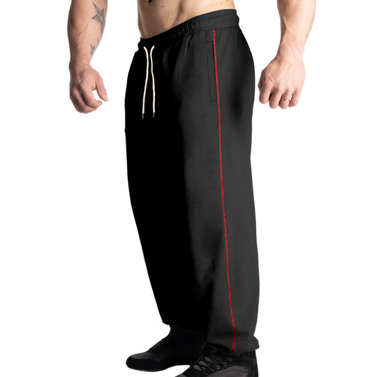 Herren Sportliche Jogginghose mit elastischem Bund und praktischen Seitentaschen Heidi-Mode