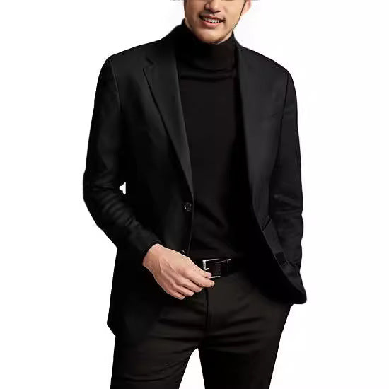 Herren eleganter Blazer mit modernem Schnitt und praktischen Taschen Heidi-Mode