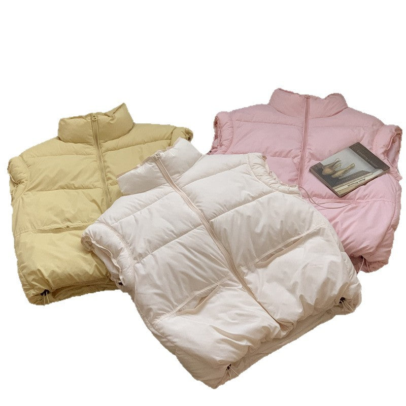 Damen Wattierte Freizeitweste mit hochabschließendem Kragen und praktischen Eingrifftaschen Heidi-Mode