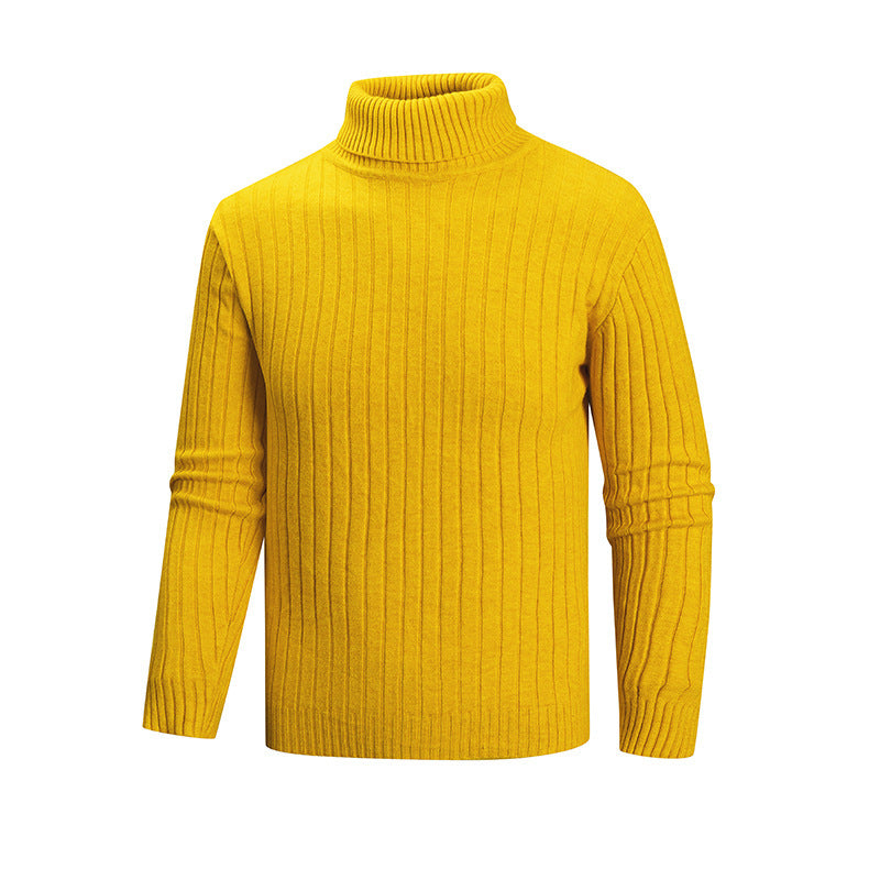 Herren Strickpullover mit Stehkragen Heidi-Mode