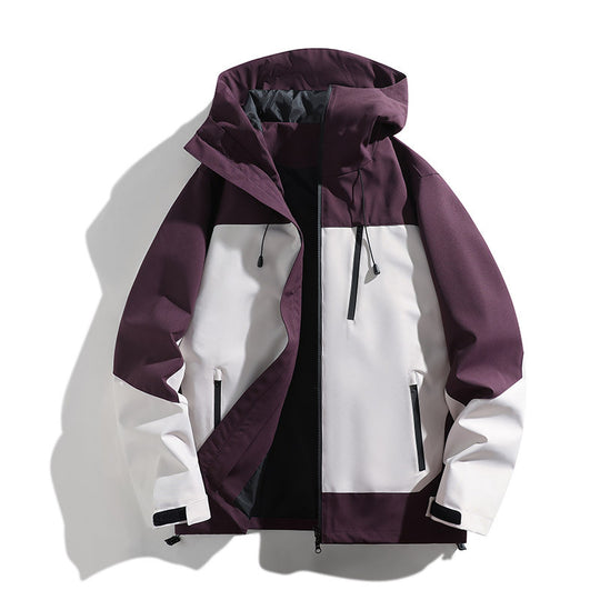 Damen technische Allwetterjacke mit vielseitigem Kapuzendesign und verstellbaren Belüftungsöffnungen Heidi-Mode