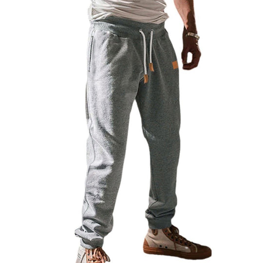 Herren Bequeme Freizeithose mit elastischem Bund und Seitentaschen Heidi-Mode
