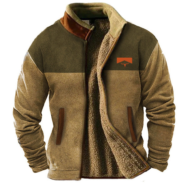 Outdoor Merino-Fleece Jacke Herren