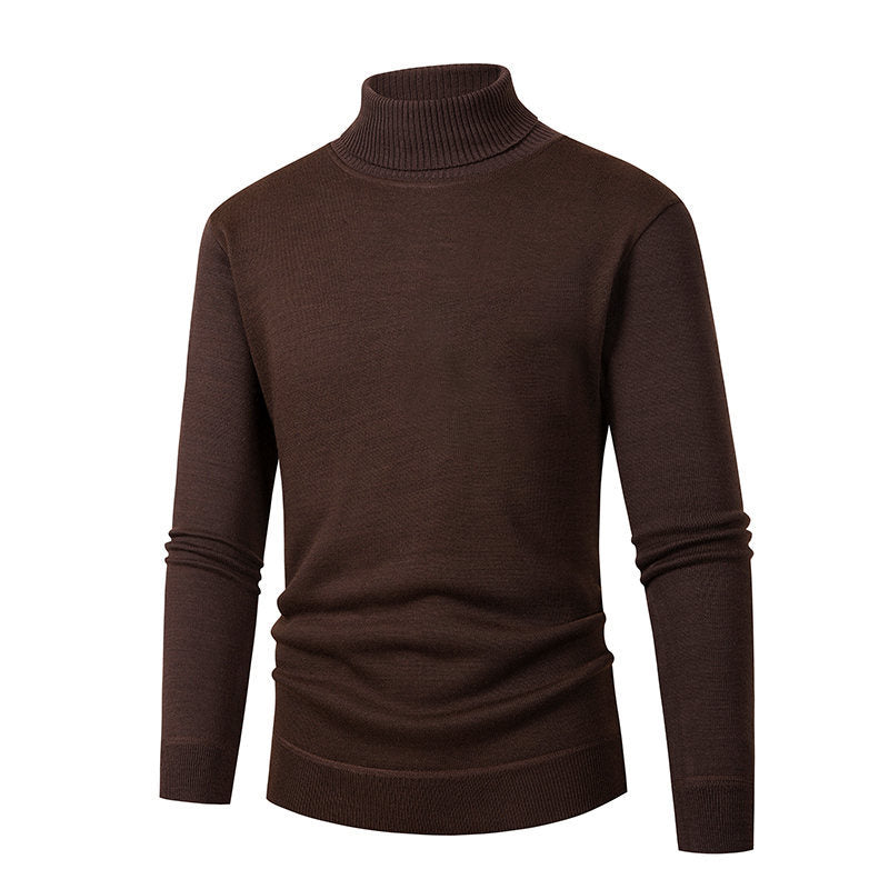 Herren eleganter Rollkragenpullover aus hochwertigem Material Heidi-Mode