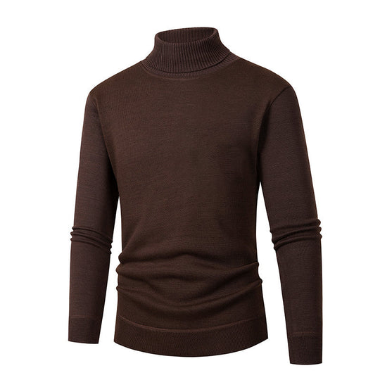 Herren eleganter Rollkragenpullover aus hochwertigem Material Heidi-Mode
