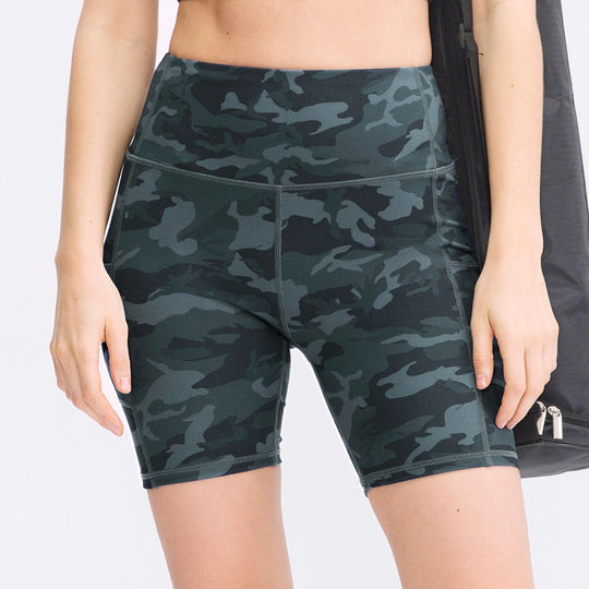 Damen Sportliche Hochgeschnittene Shorts Heidi-Mode