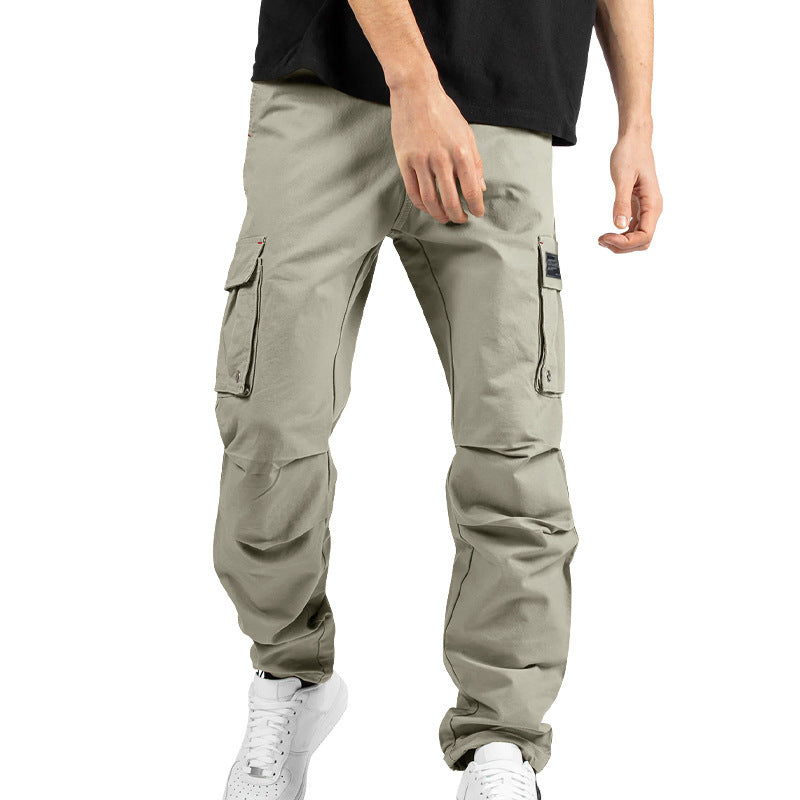Herren Cargo-Hose mit elastischem Bund und praktischen Taschen Heidi-Mode