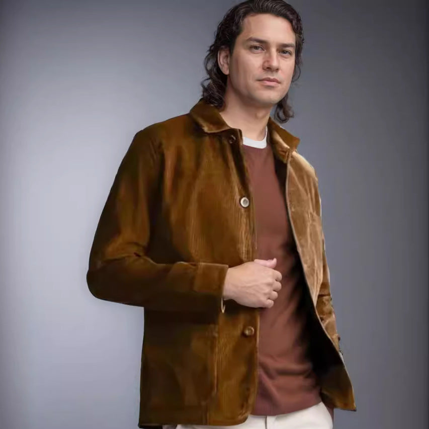 Damen lässige Kordjacke Heidi-Mode