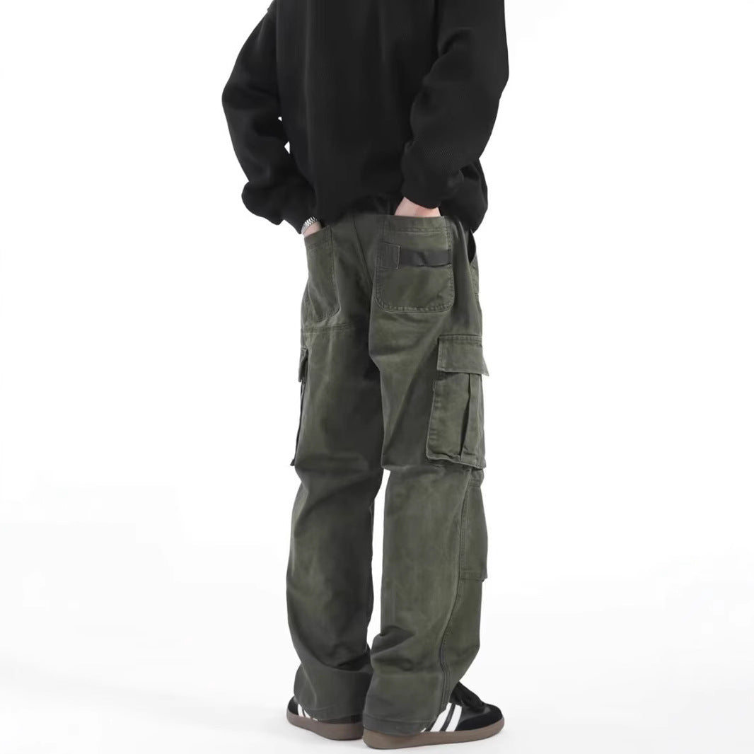 Herren Cargo-Hose mit strapazierfähigem Material und großzügigen Taschen Heidi-Mode