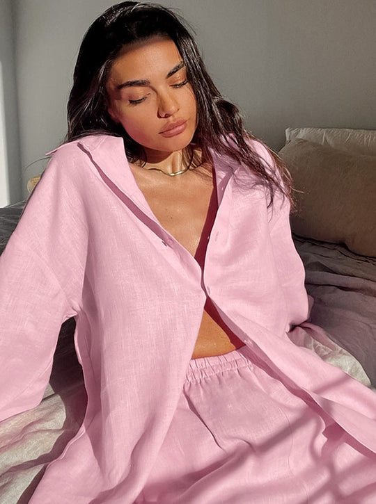 Heidi-Mode | Modisch Freizeit Set Baumwolle mit Hoher Taille