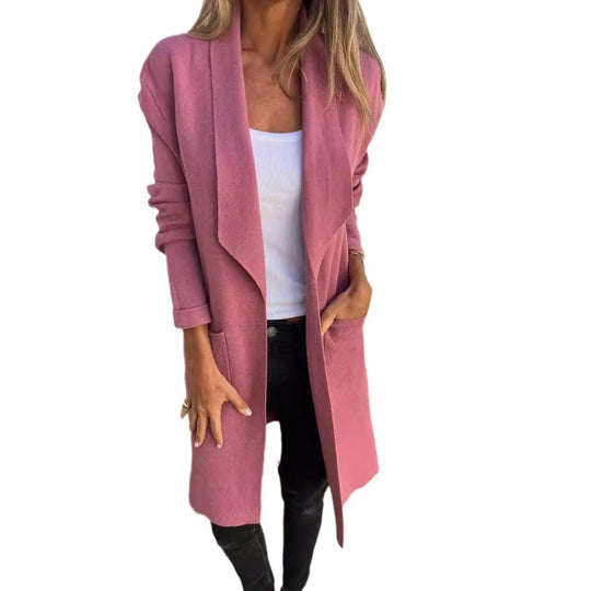 Damen eleganter Cardigan mit weichem Material und lässigem Schnitt Heidi-Mode