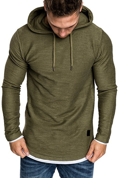 Herren Stylischer Langarm Hoodie Top Heidi-Mode