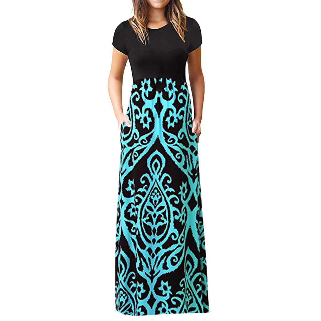Heidi-Mode | Auffälliger Langer Rock Hot Sale Farbe Kleid