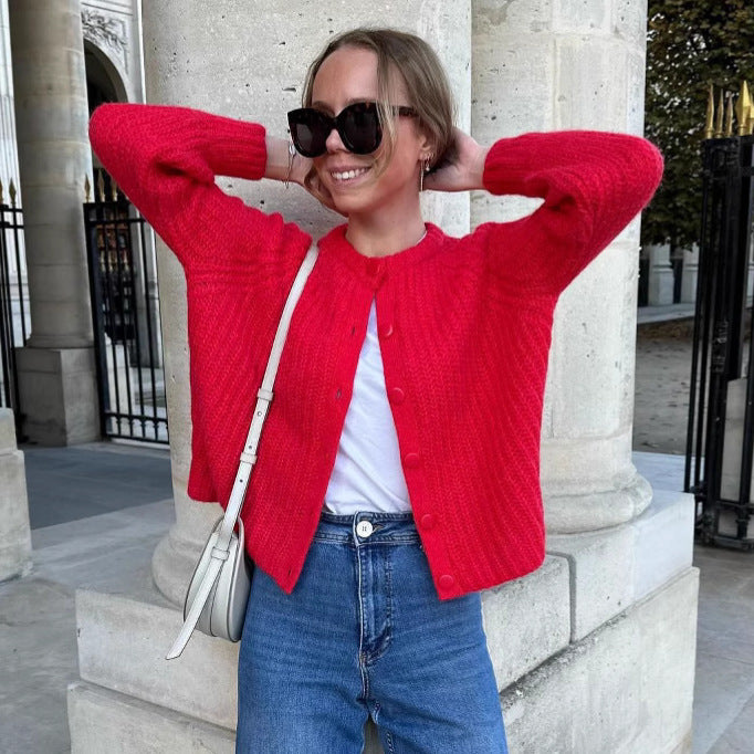 Damen Strickjacke Heidi-Mode
