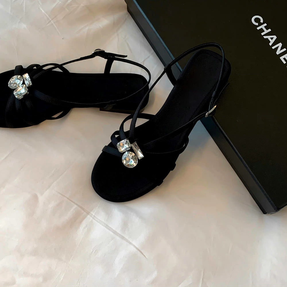 Damen Elegante Slip-On Kleid Sandalen Heidi-Mode