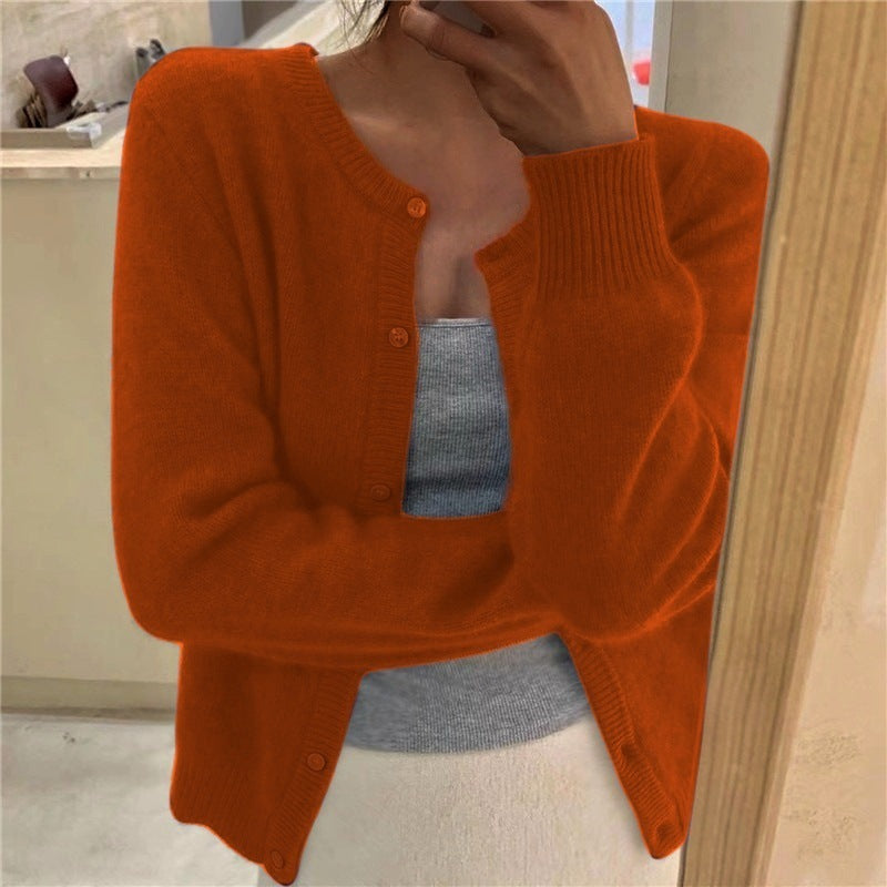 Damen kuschelige Strickjacke Heidi-Mode