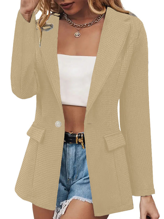 Damen Elegante und bequeme Blazerjacke Heidi-Mode
