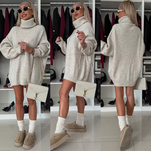 Damen kuscheliger Oversized Pullover Heidi-Mode