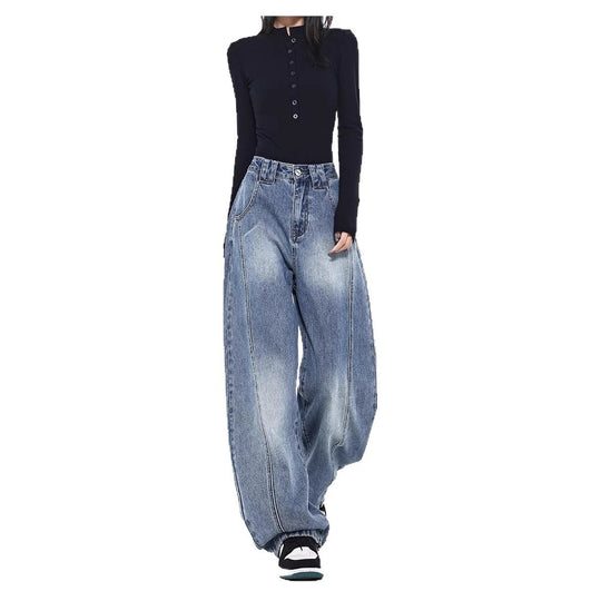 Damen Oversize Jeanshose Heidi-Mode