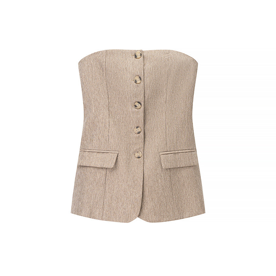 Damen Hosen mit weitem Bein und hoher Taille Heidi-Mode