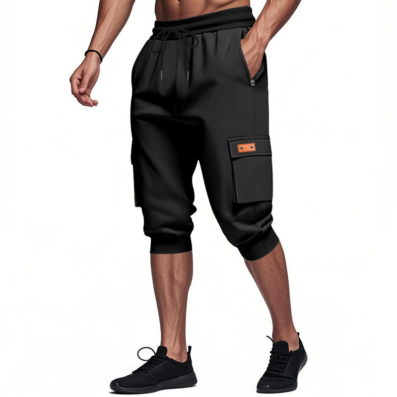 Herren Cargo-Shorts mit elastischem Bund und praktischen Seitentaschen Heidi-Mode