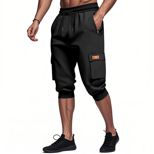 Herren Cargo-Shorts mit elastischem Bund und praktischen Seitentaschen Heidi-Mode