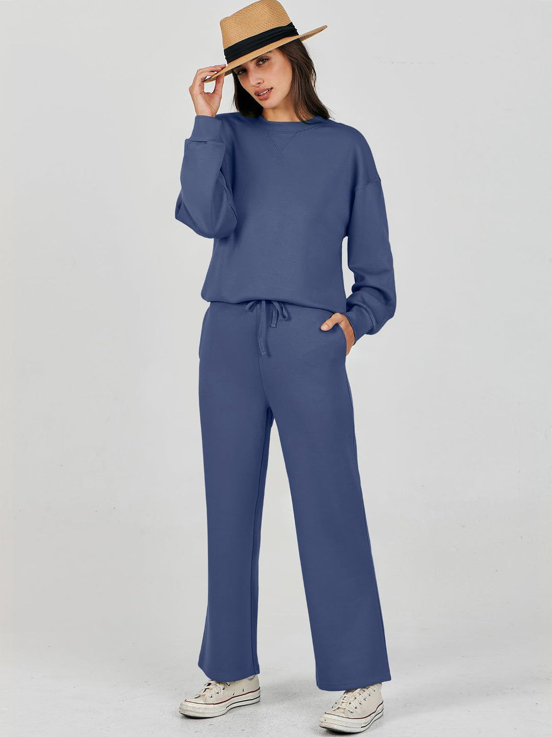 Damen entspannten Komfort Sweatset Heidi-Mode