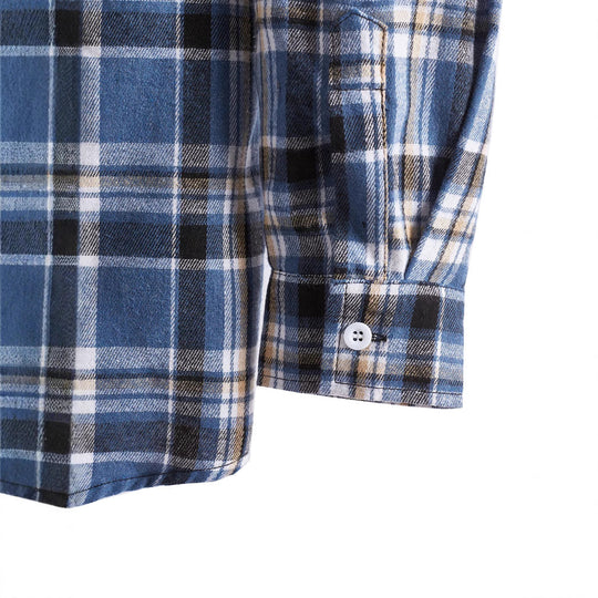 Herren Flanellhemd mit integrierter Kapuze Heidi-Mode