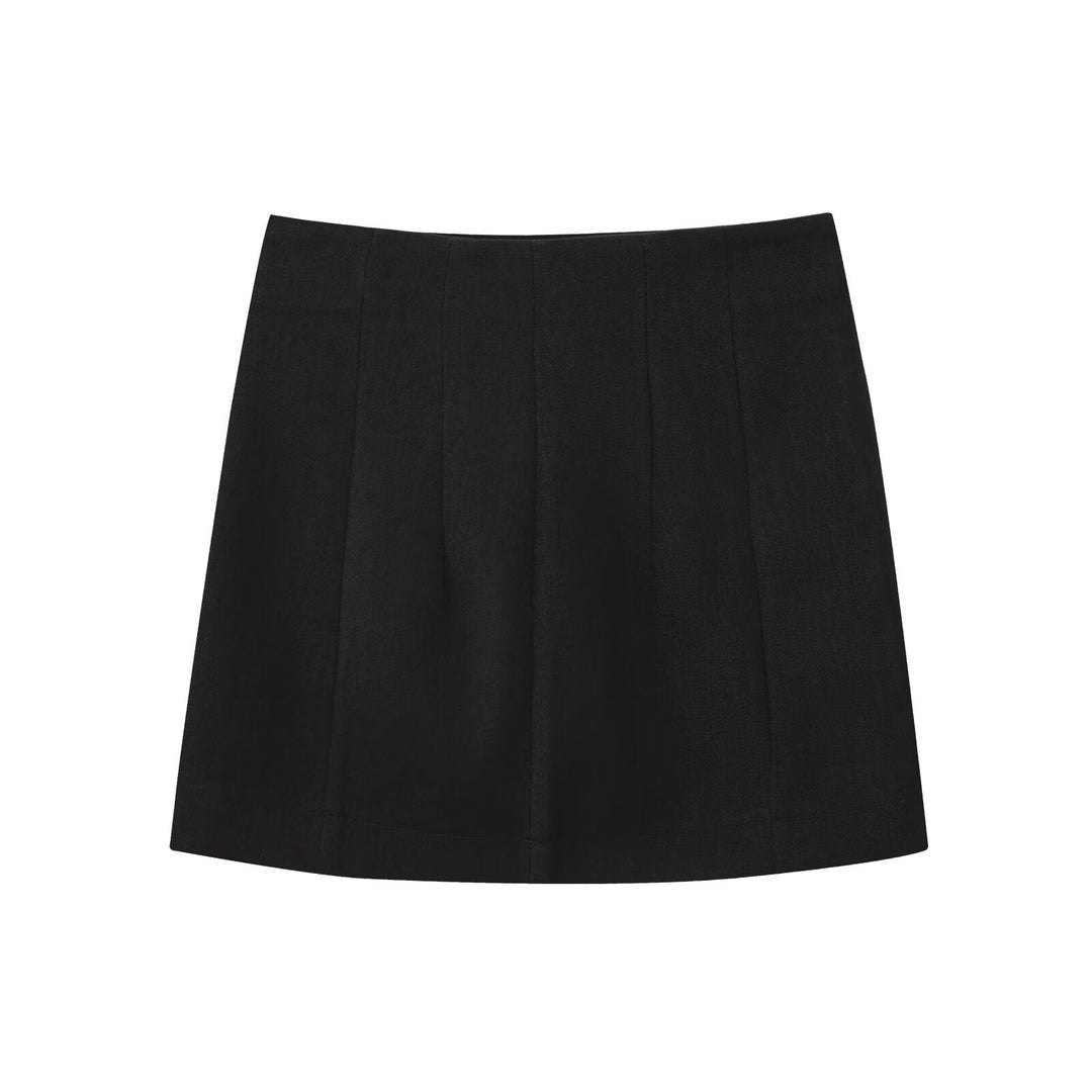 Heidi-Mode | Hem Mantel Eimer Hose Mini Rock Drei-teiligen Set