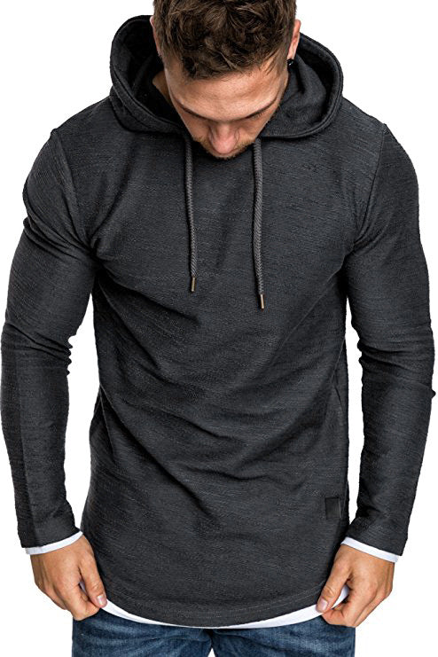 Herren Stylischer Langarm Hoodie Top Heidi-Mode