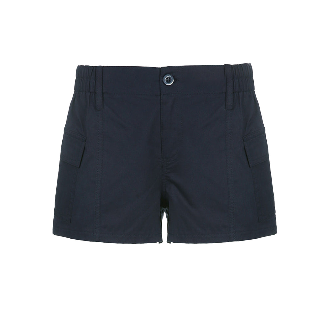Damen Cargo-Shorts mit praktischen Taschen und elastischem Bund Heidi-Mode