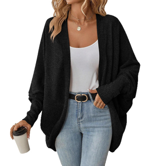 Damen Oversized Strickjacke mit lässigen Ärmeln Heidi-Mode