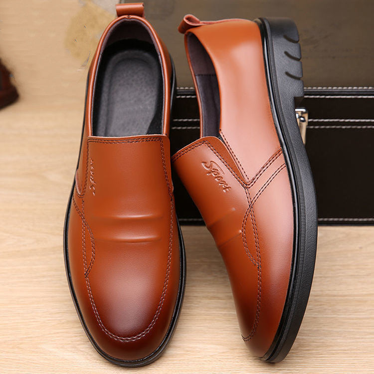 Stylische Herren Leder Slipper Heidi-Mode