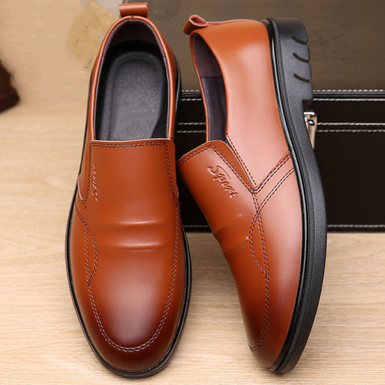 Stylische Herren Leder Slipper Heidi-Mode