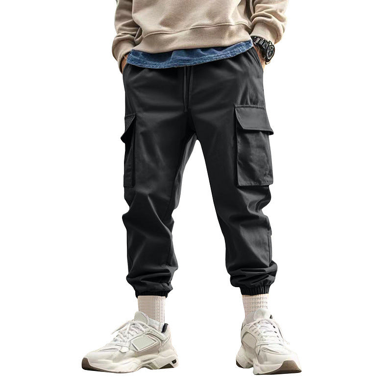 Herren Cargo-Jogginghose mit praktischen Taschen und elastischem Bund Heidi-Mode