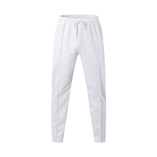 Herren Sportliche Jogginghose mit elastischem Bund und dekorativen Seitennähten Heidi-Mode